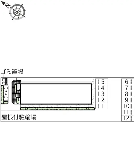 ★手数料０円★上尾市西宮下２丁目　月極駐車場（LP）